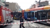 istanbul da tramvayın iett otobüsüne çarpması