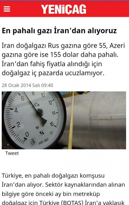 gazı daha pahalı almak için ambargo delmek