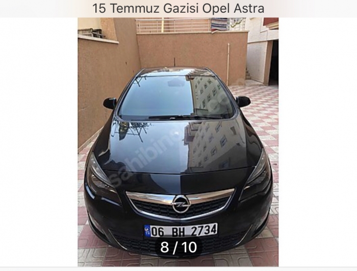 15 temmuz gazisi opel astra