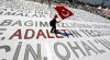 adalet yürüyüşüne türk bayrağı alınmaması / #1474880