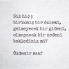 yazarların hayatını özetleyen mısralar / #1724354