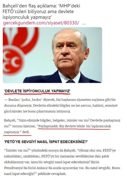 mhp deki fetöcüleri biliyoruz ama ispiyonlamayız