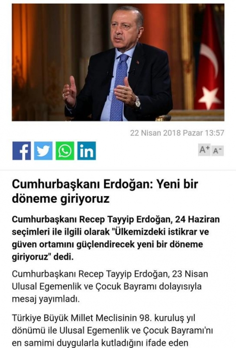 recep tayyip erdoğan ile yeni bir dönem