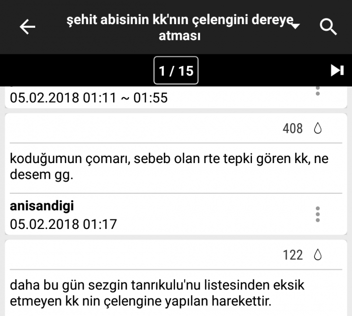 şehit abisine çomar diyen orospu çocuğu