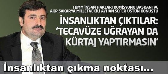 akp nin kadına verdiği değer sıralı tam liste