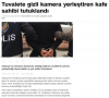 tuvalete gizli kamera yerleştiren kafe sahibi / #1616667