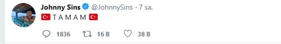 twitter de tamam yazan yabancı ünlüler