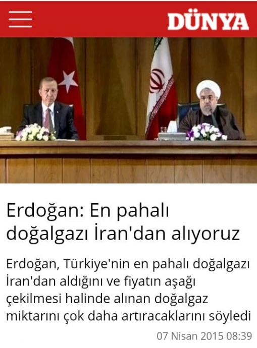 gazı daha pahalı almak için ambargo delmek