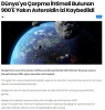 dünya ya çarpması beklenen 900 asteroid / #1679441