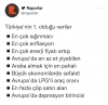 türkiye nin birinci olduğu alanlar / #2226476