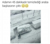 karları temizlenen arabanın başkasının çıkması / #1301710