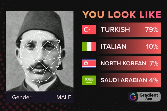 yüz hatlarından etnik kökeni gösteren uygulama