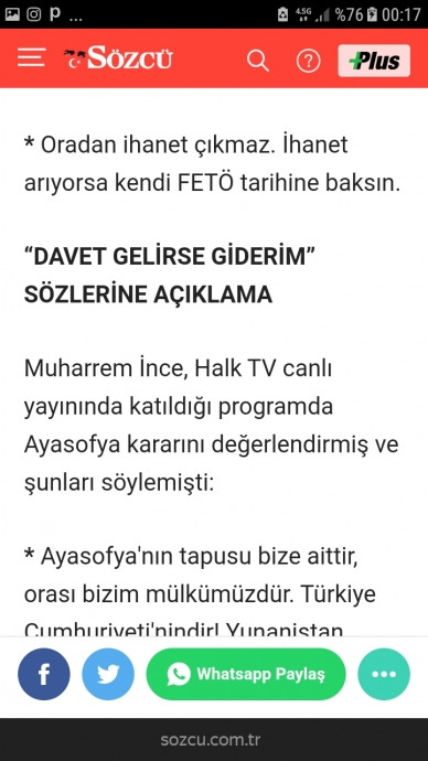 muharrem ince den erdoğana sert tepki