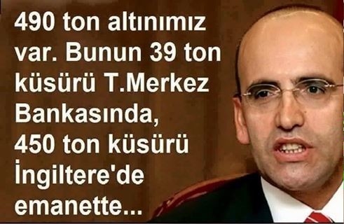 türkiye altın rezervinin yüzde 90 ı ingiltere de