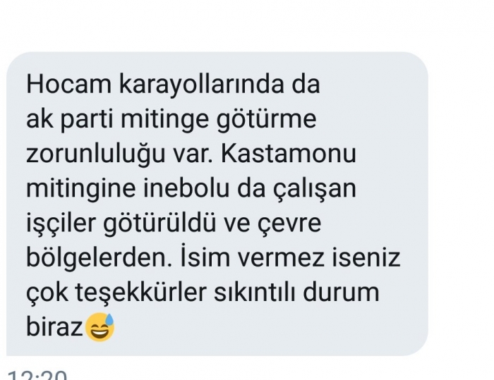 cumhurbaşkanı mitingi öğrenci izin belgesi