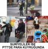 ptt önünde maaş kuyruğuna giren suriyeliler / #1361932