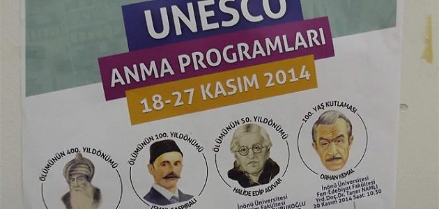 UNESCO anma programları!