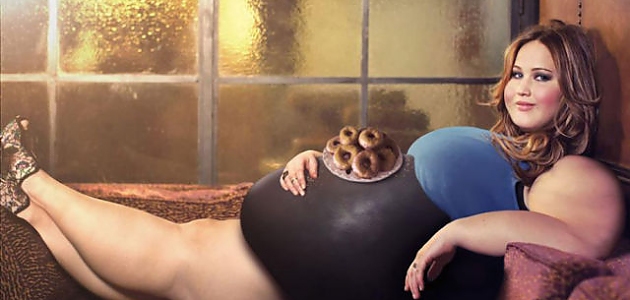 Sevdiğiniz Kadın Ünlüler Şişman Oısalardı Nasıl Görünürlerdi? 17 Fotoğraf